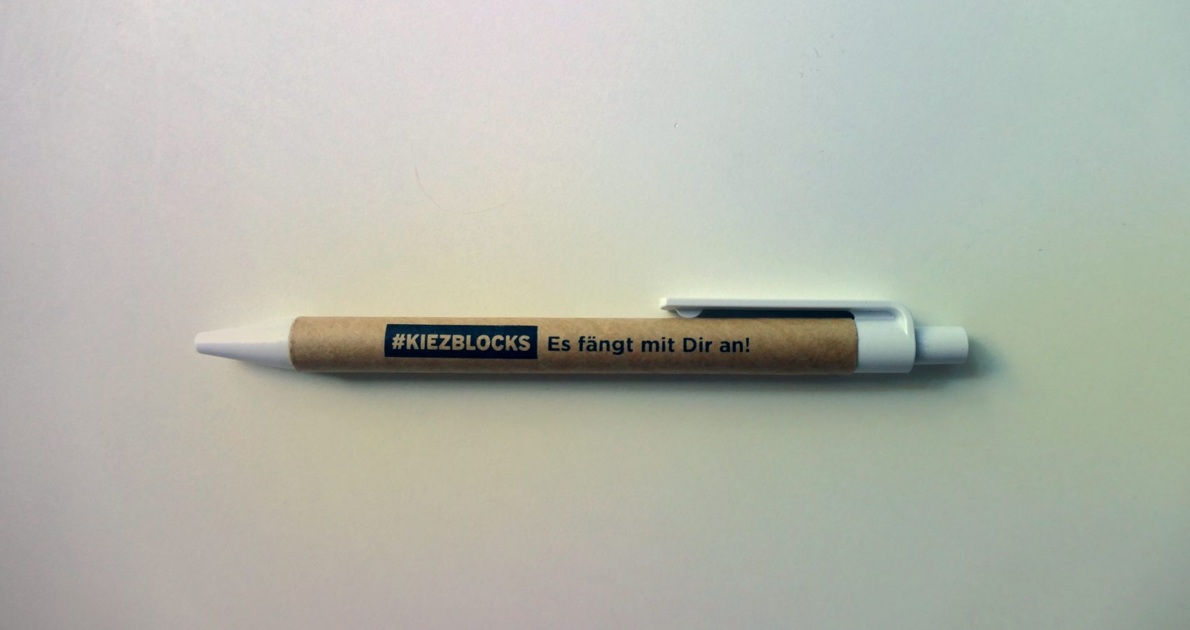 Kiezblocks – Stift "Es fängt mit Dir an!"