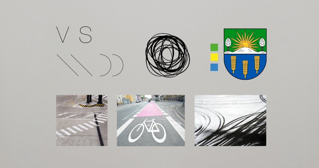 Moodboard für die Logoentwicklung der Verkehrsschulen Lichtenberg / © Yvonne Hagenbach, Lesotre